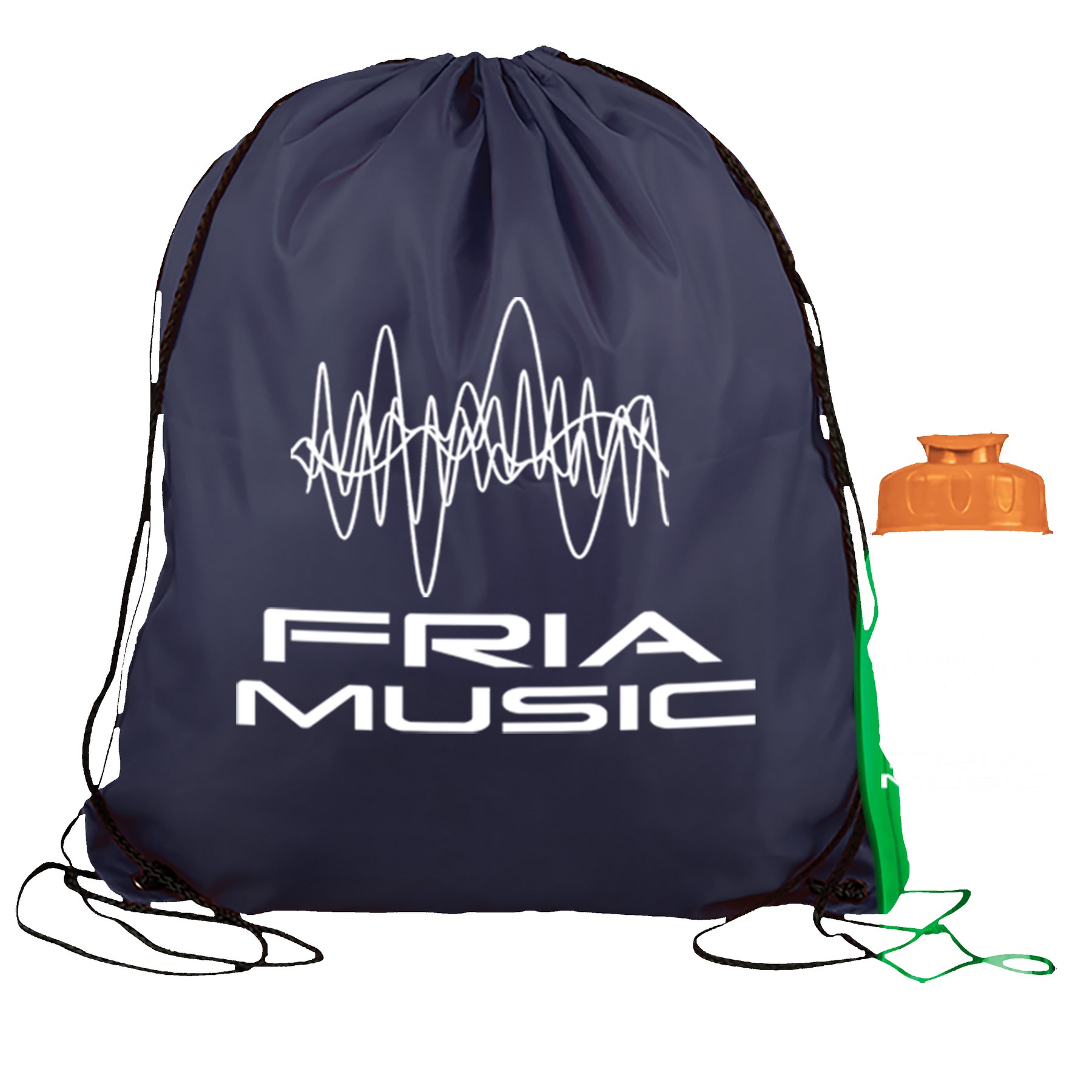 Picture of Garyline® Graduate Drawstring Backpack with 27 oz. Bottle