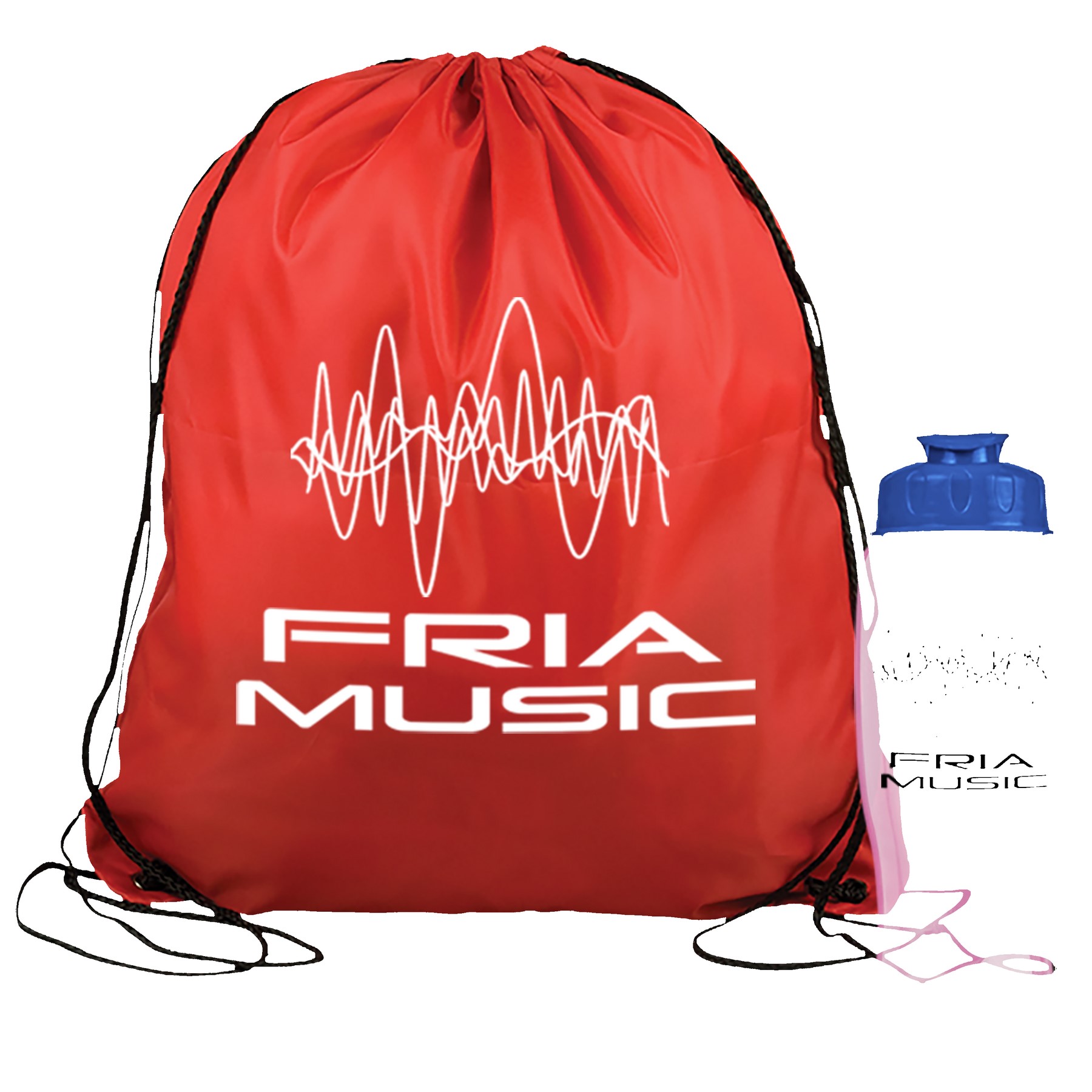 Picture of Garyline® Graduate Drawstring Backpack with 27 oz. Bottle