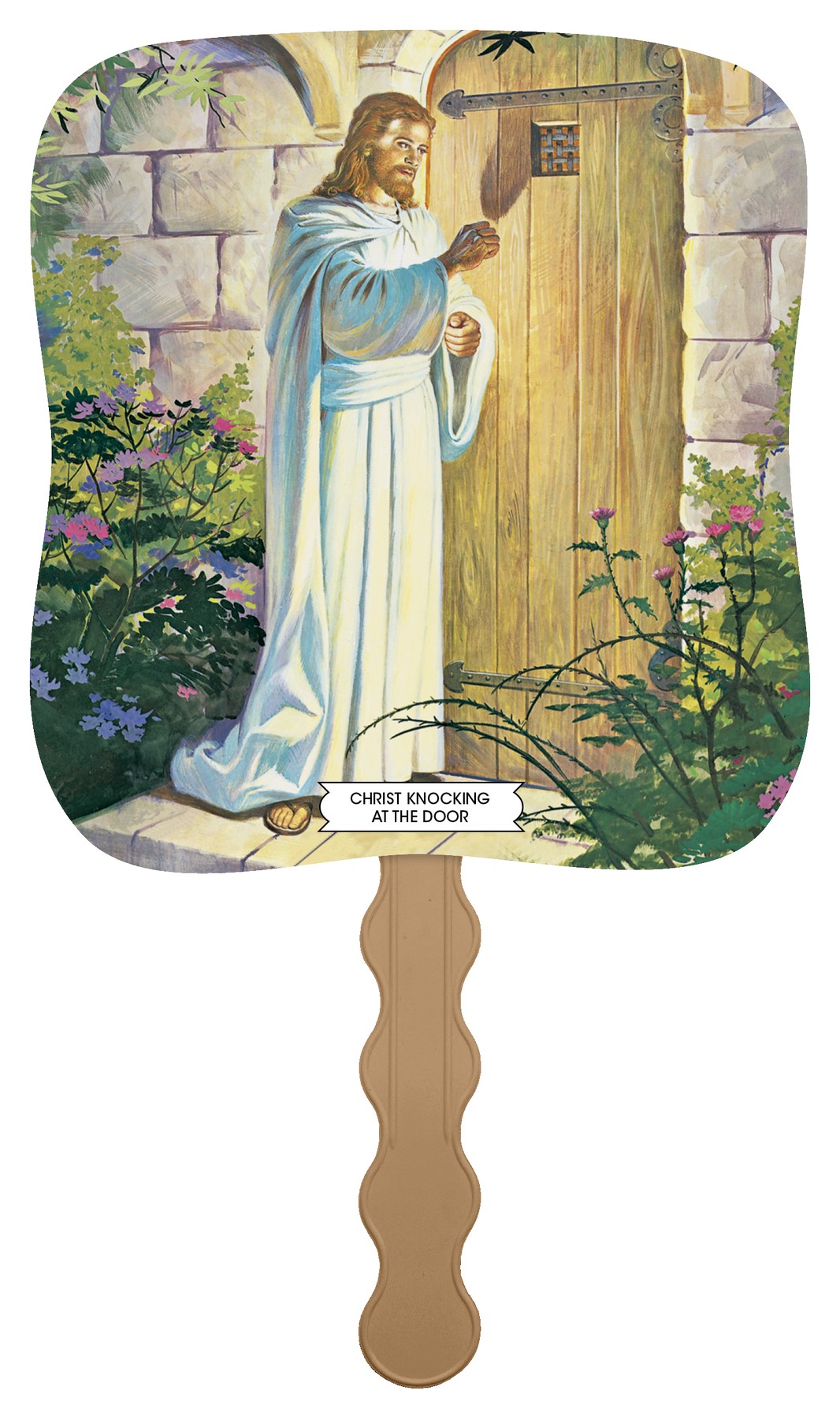 Picture of Skinner & Kennedy® Christ Knocking At The Door - Pictorial Fan