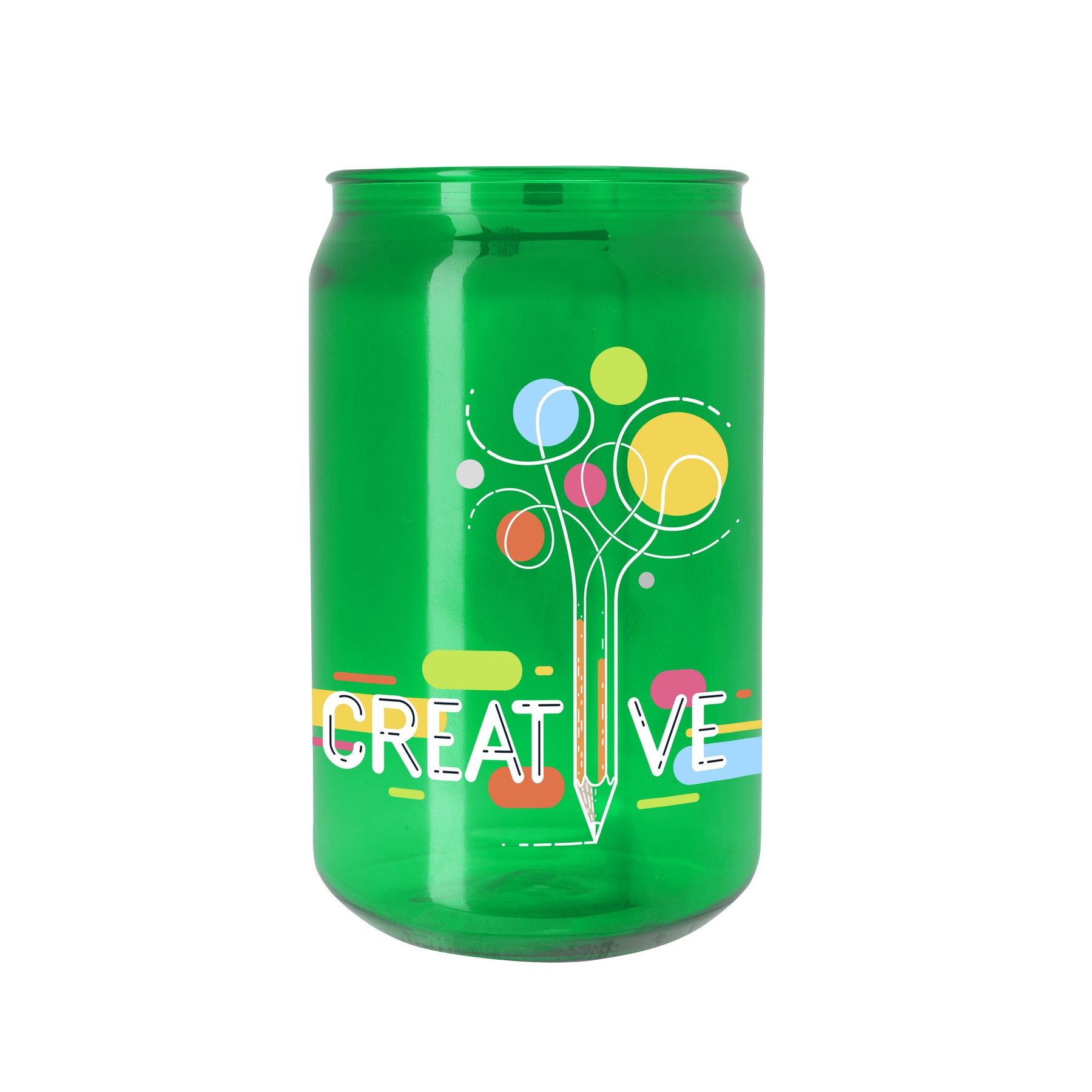 Picture of Garyline® Can-Shaped RPET Faux Glass - 16 oz.