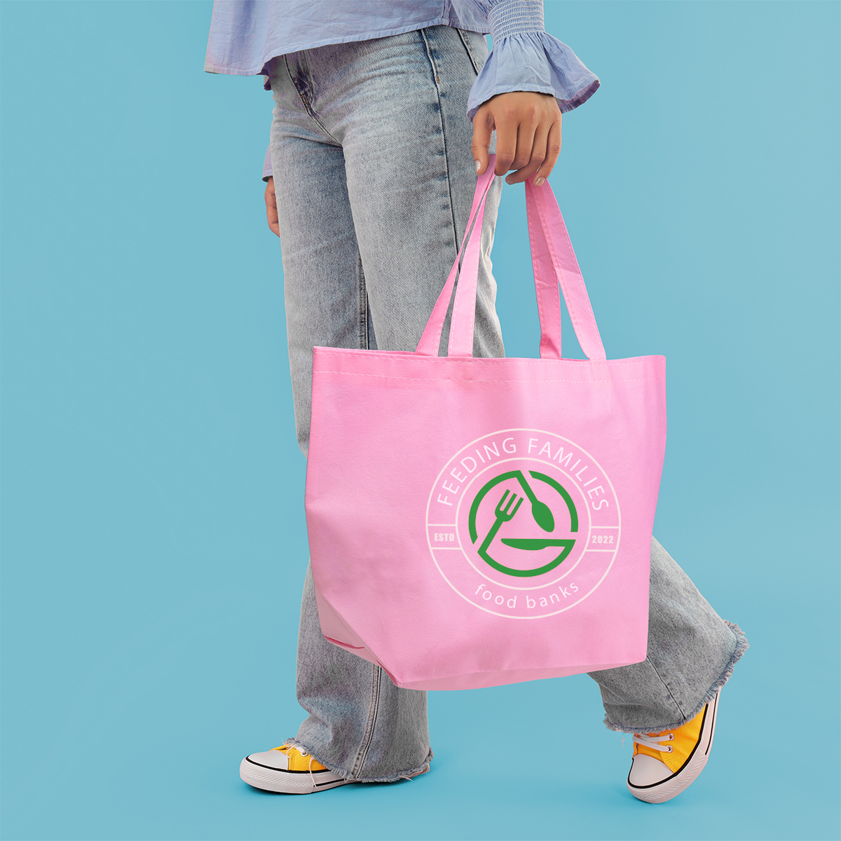 Picture of Non-woven Budget Shopper Tote Bag