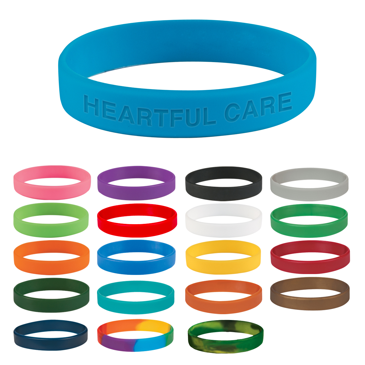 Picture of Single Color Silicone Bracelet