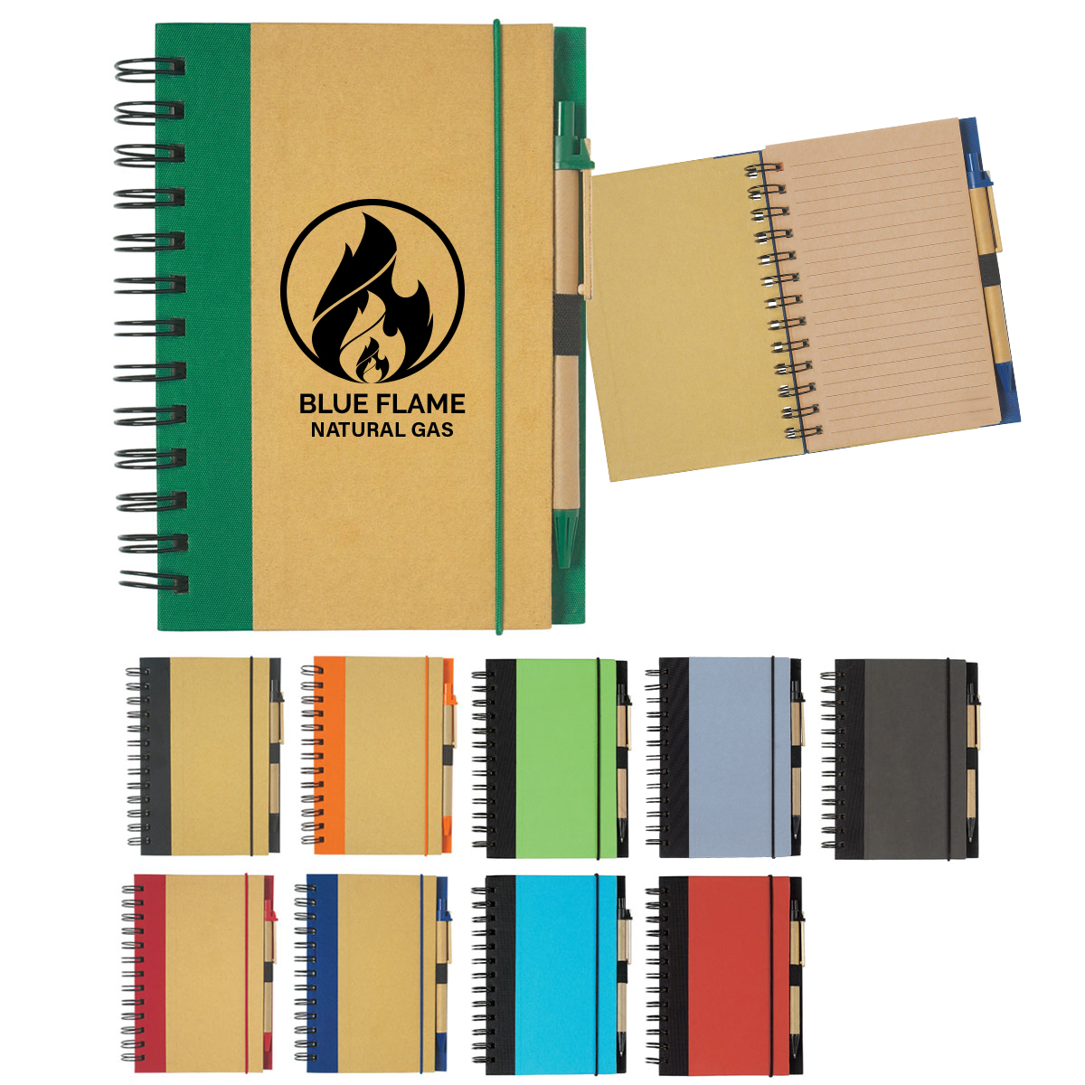 Picture of Eco-inspired Spiral Notebook & Pen