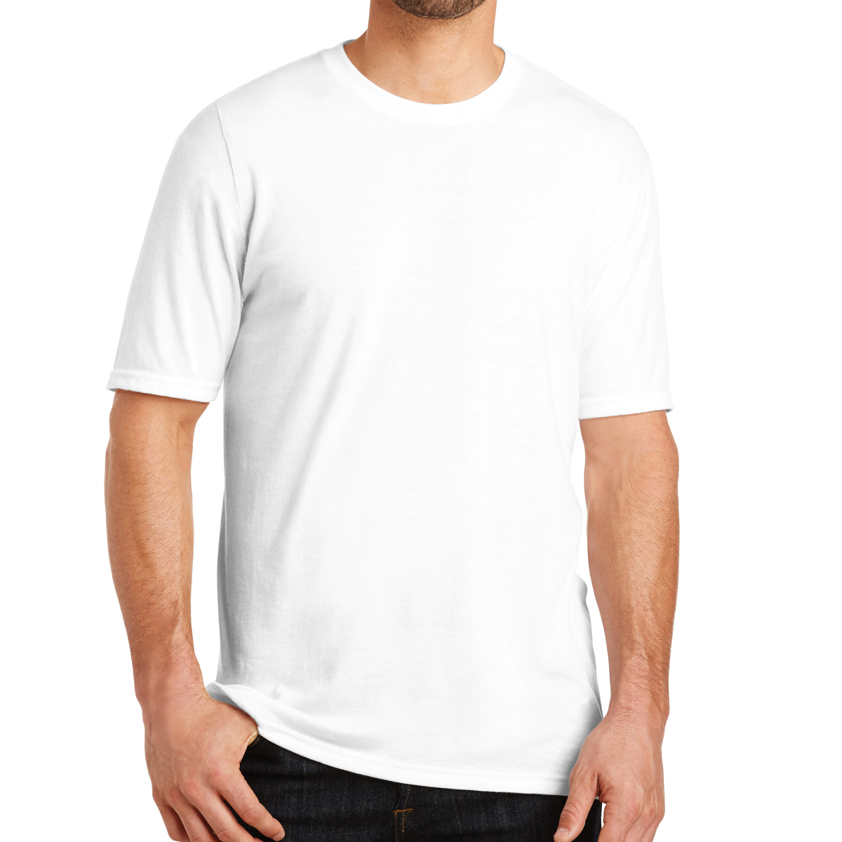 Picture of District Made® Men's Perfect Tri™ Crew Tee