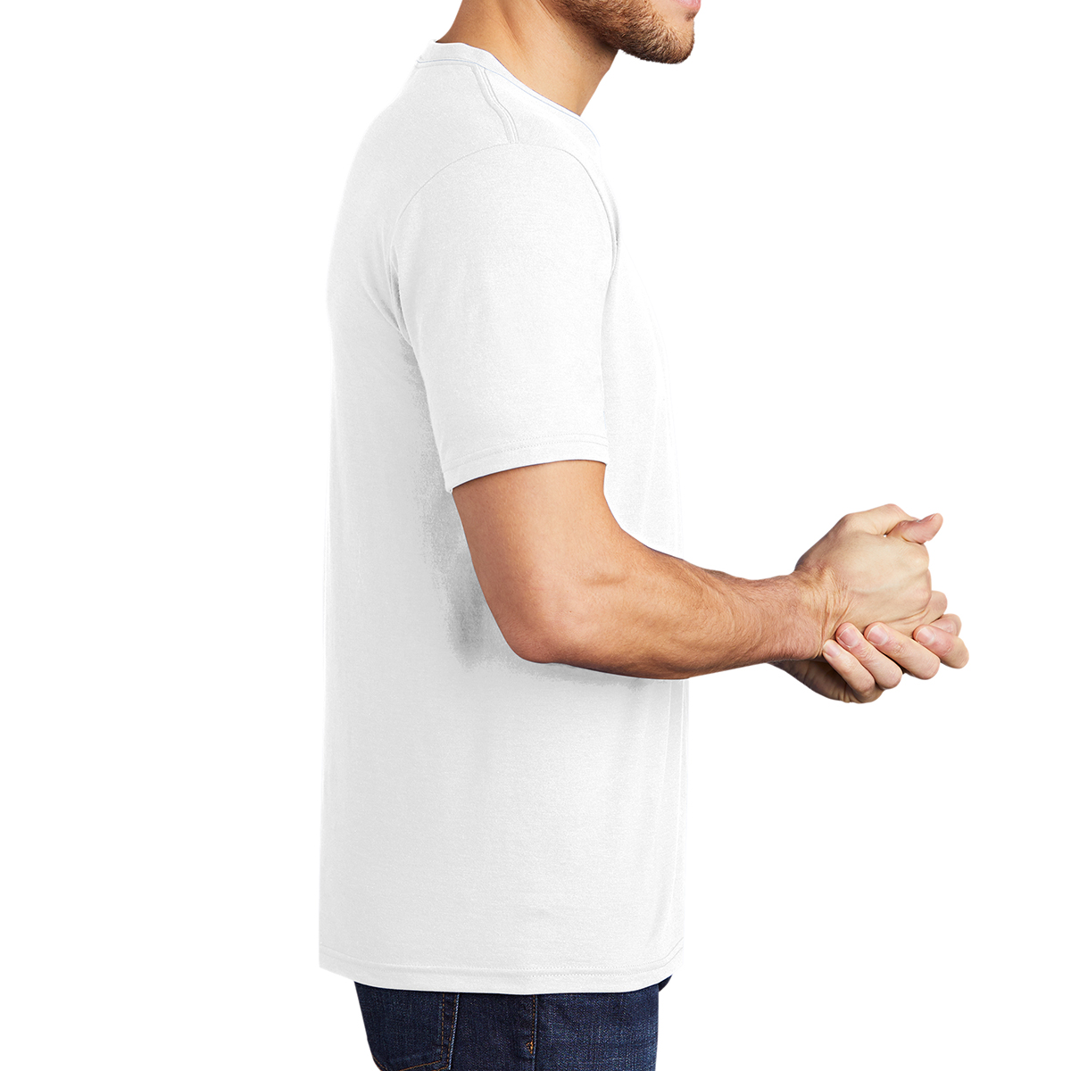 Picture of District Made® Men's Perfect Tri™ Crew Tee