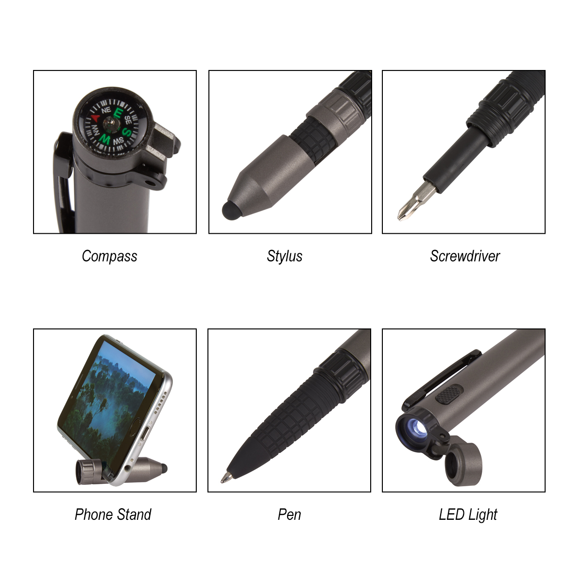 Picture of 6-in-1 Quest Multi Tool Pen