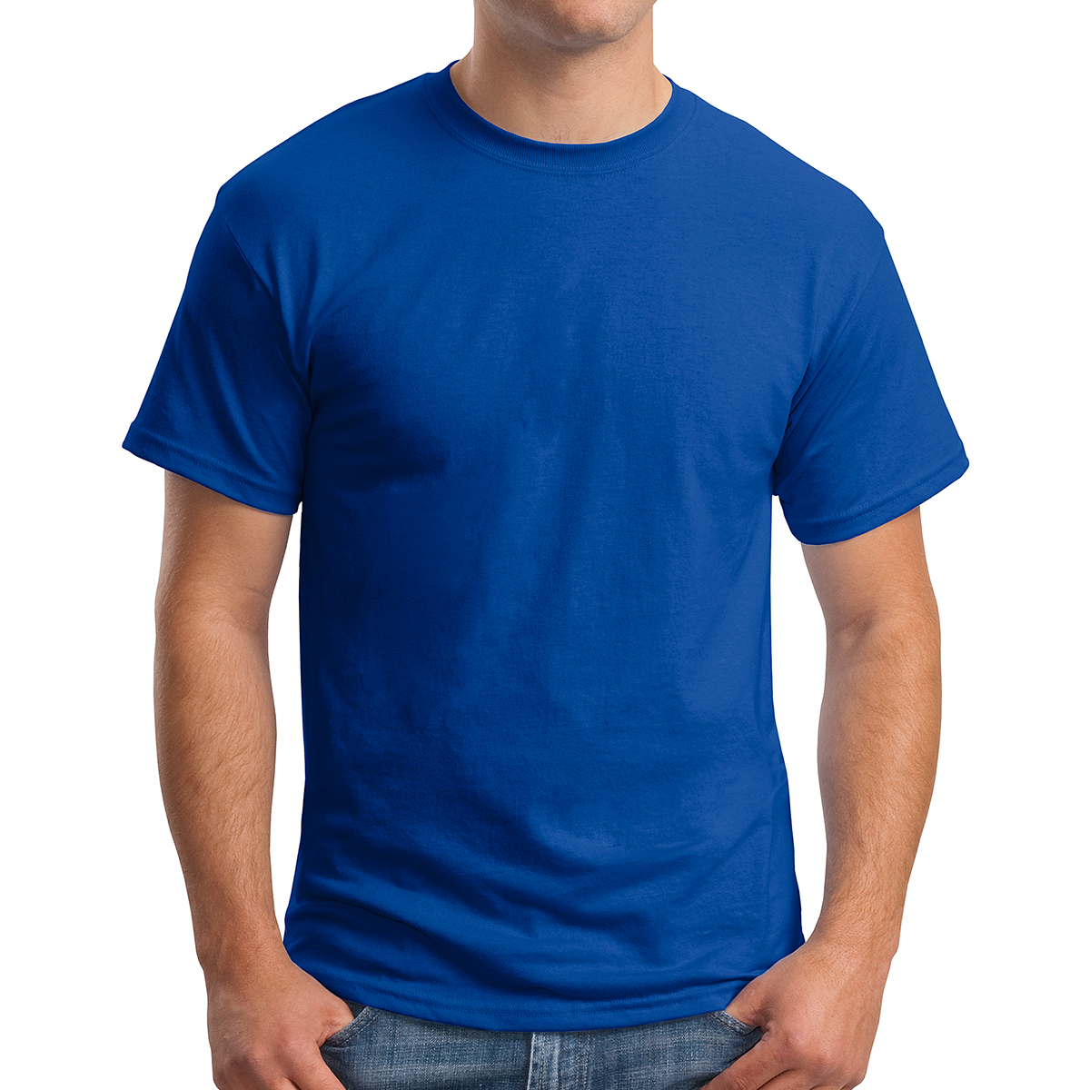 Picture of Hanes® - Ecosmart® 50/50 Cotton/poly T-shirt