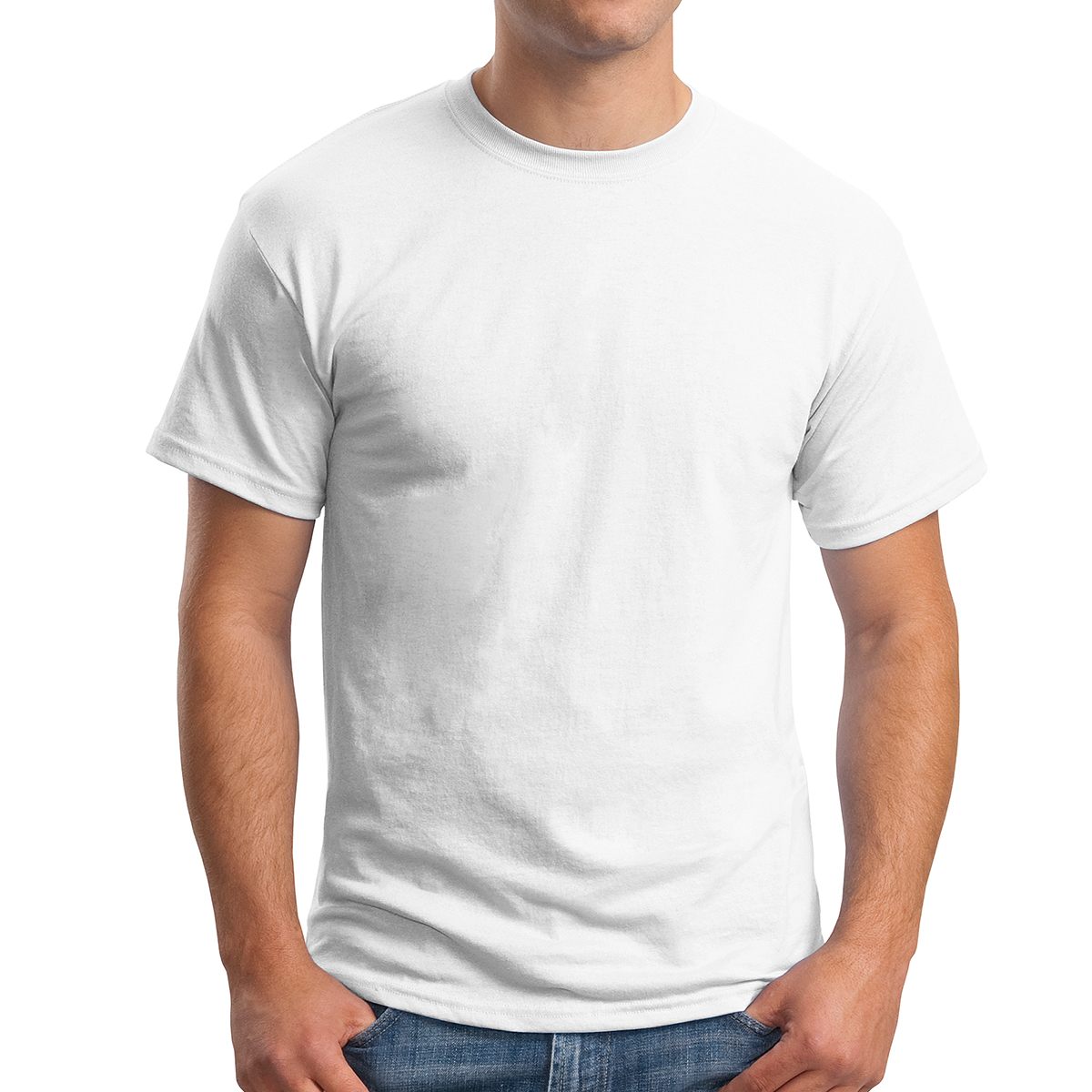 Picture of Hanes® - Ecosmart® 50/50 Cotton/poly T-shirt