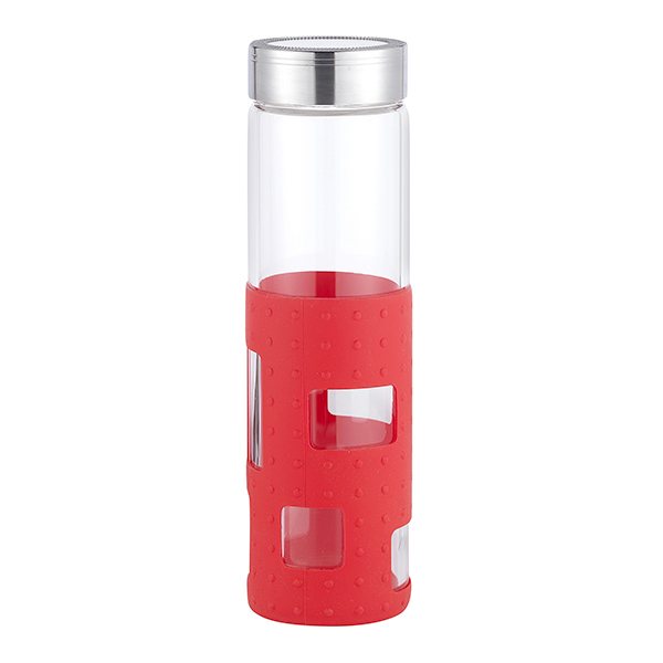 Picture of 20 oz Silicone Rectangle Cutout Bottle