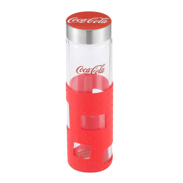Picture of 20 oz Silicone Rectangle Cutout Bottle