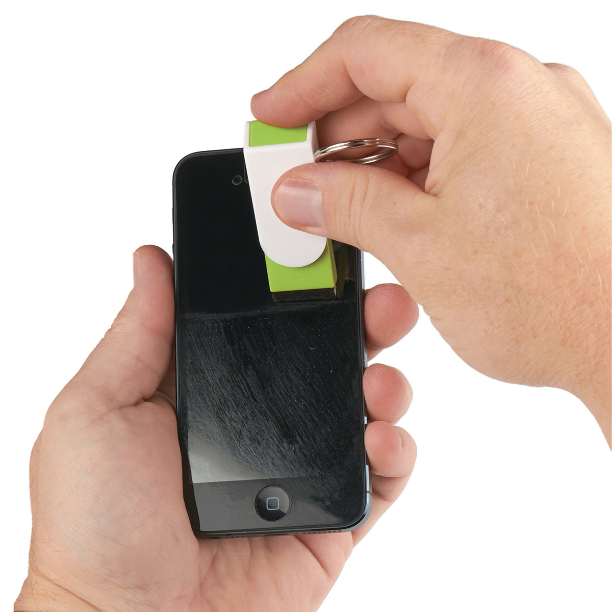 Picture of Phone Stand And Screen Cleaner Combo Key Chain