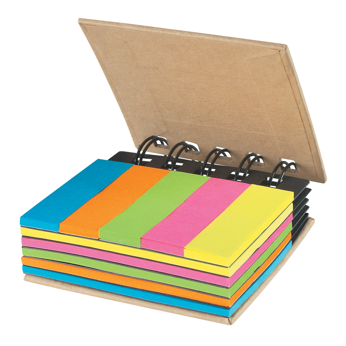 Picture of Spiral Book With Sticky Notes And Flags