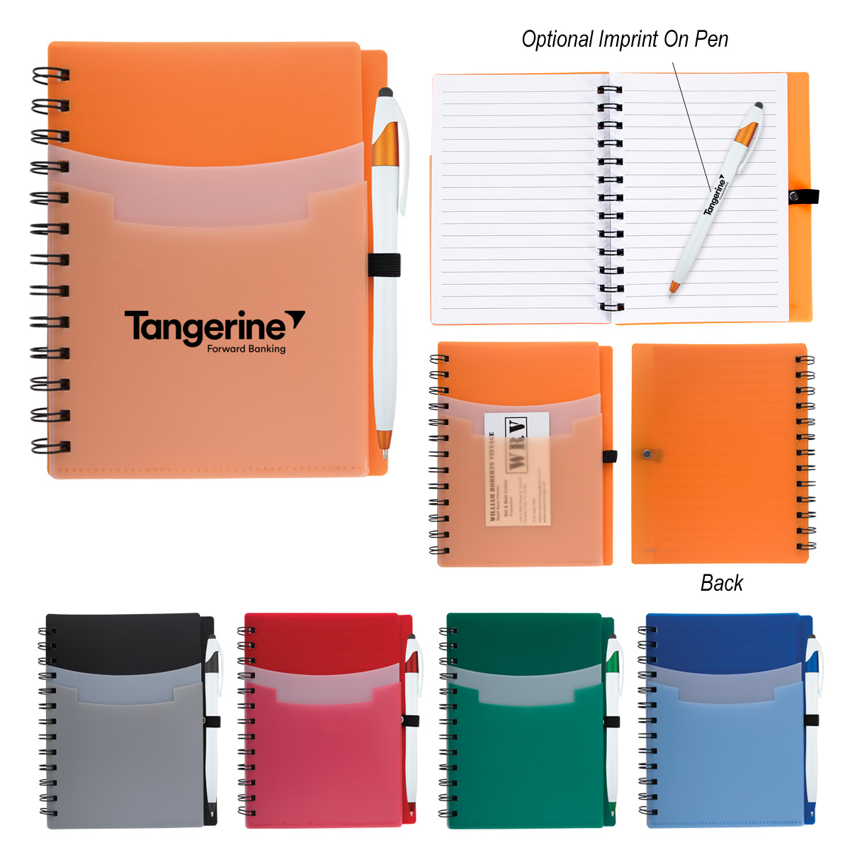 Picture of Tri-pocket Notebook & Pen