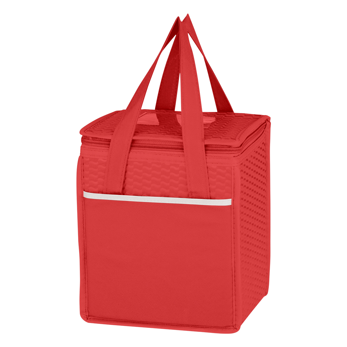 Picture of Non-woven Wave Design Kooler Lunch Bag