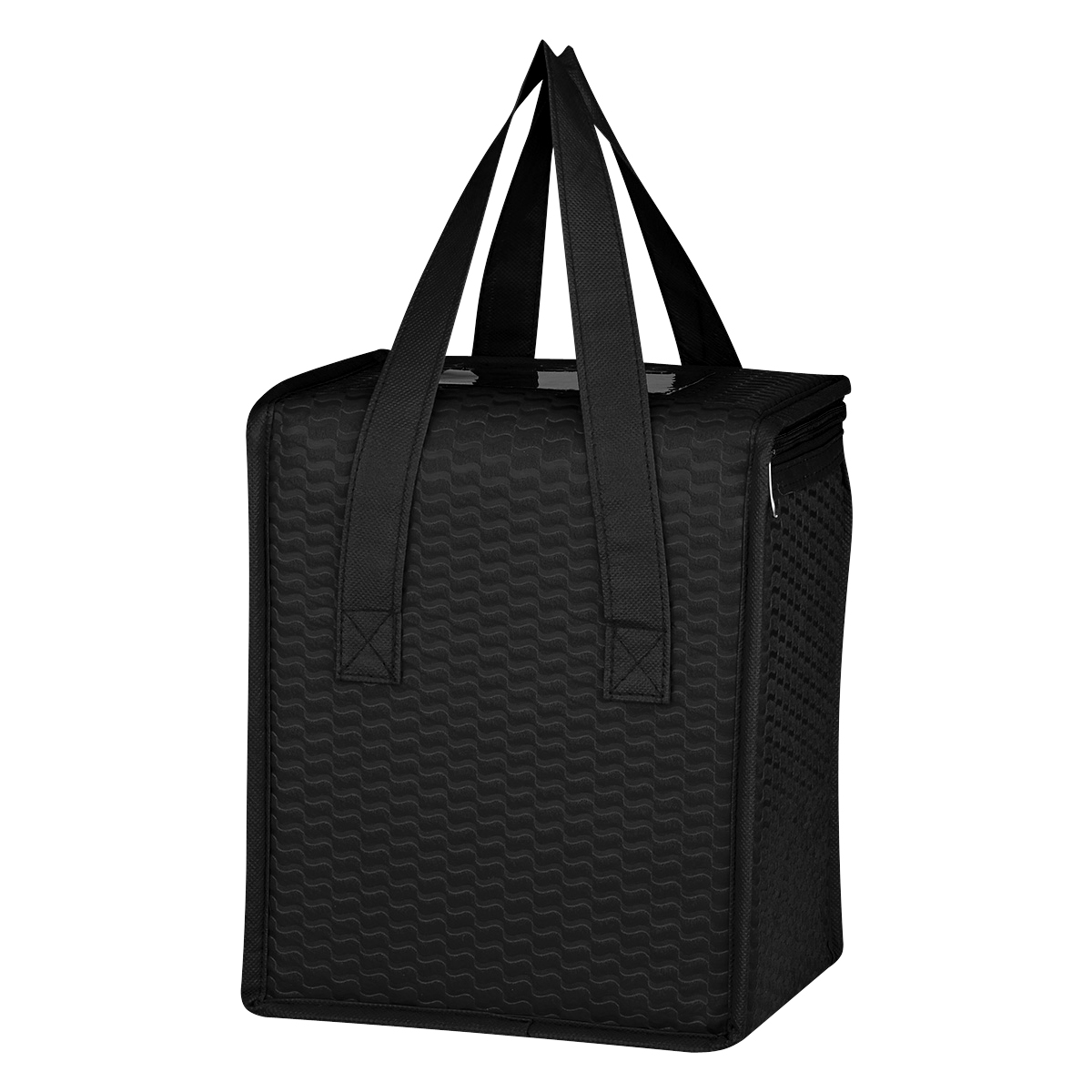 Picture of Non-woven Wave Design Kooler Lunch Bag