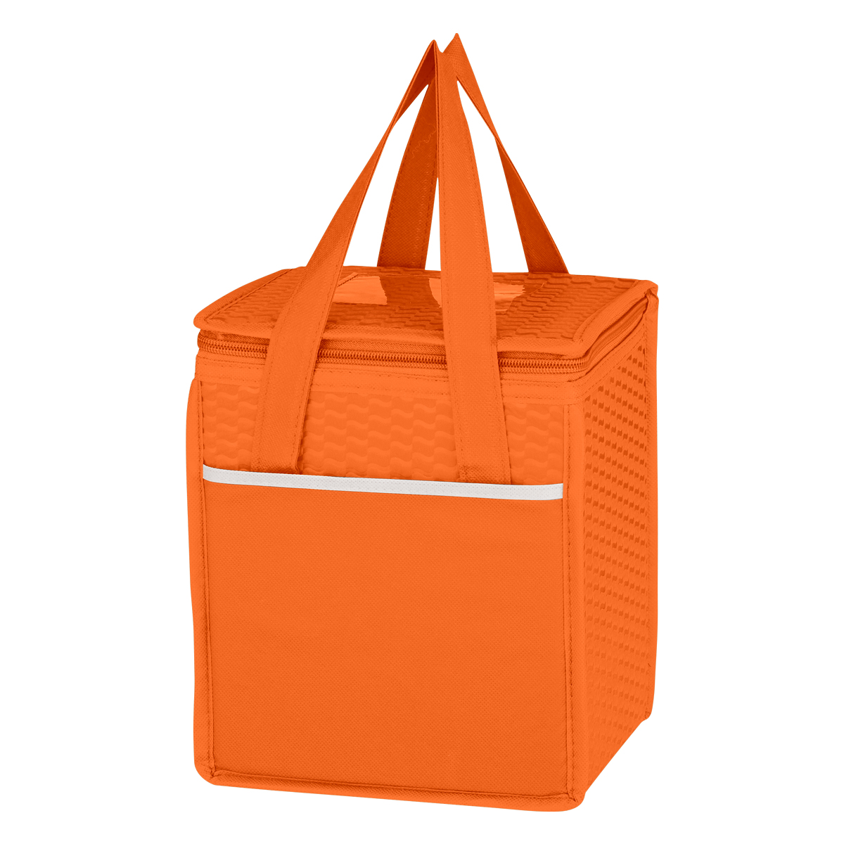 Picture of Non-woven Wave Design Kooler Lunch Bag
