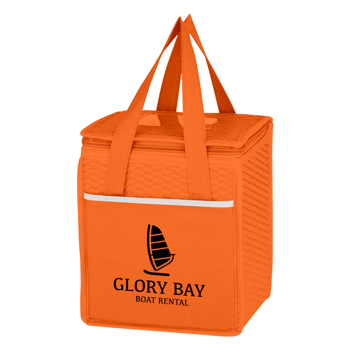 Picture of Non-woven Wave Design Kooler Lunch Bag