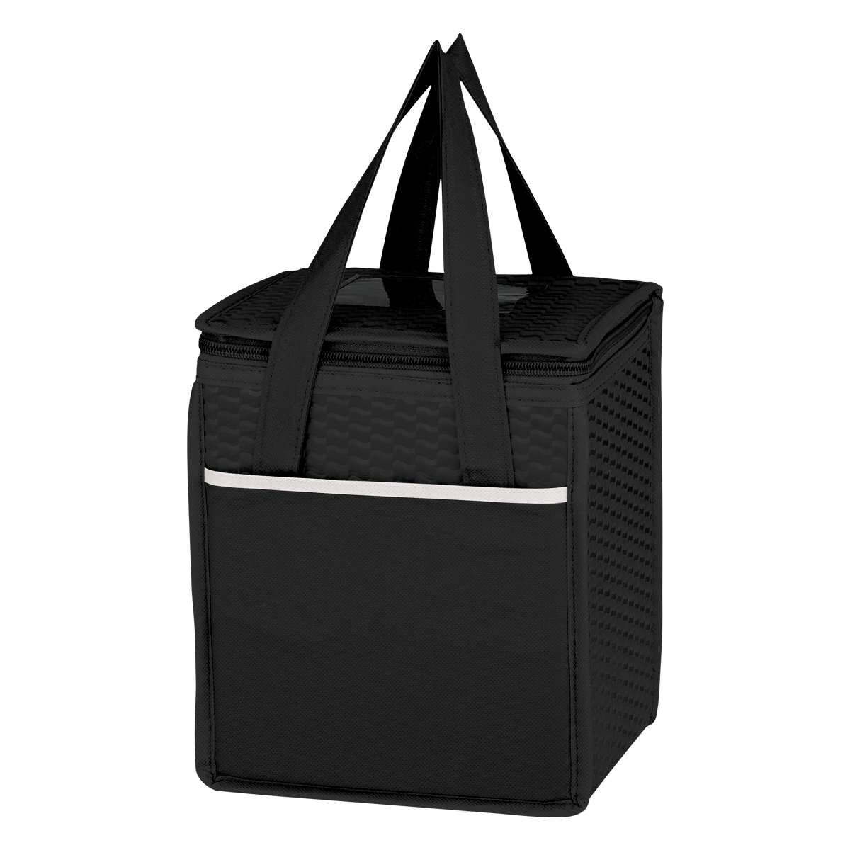 Picture of Non-woven Wave Design Kooler Lunch Bag