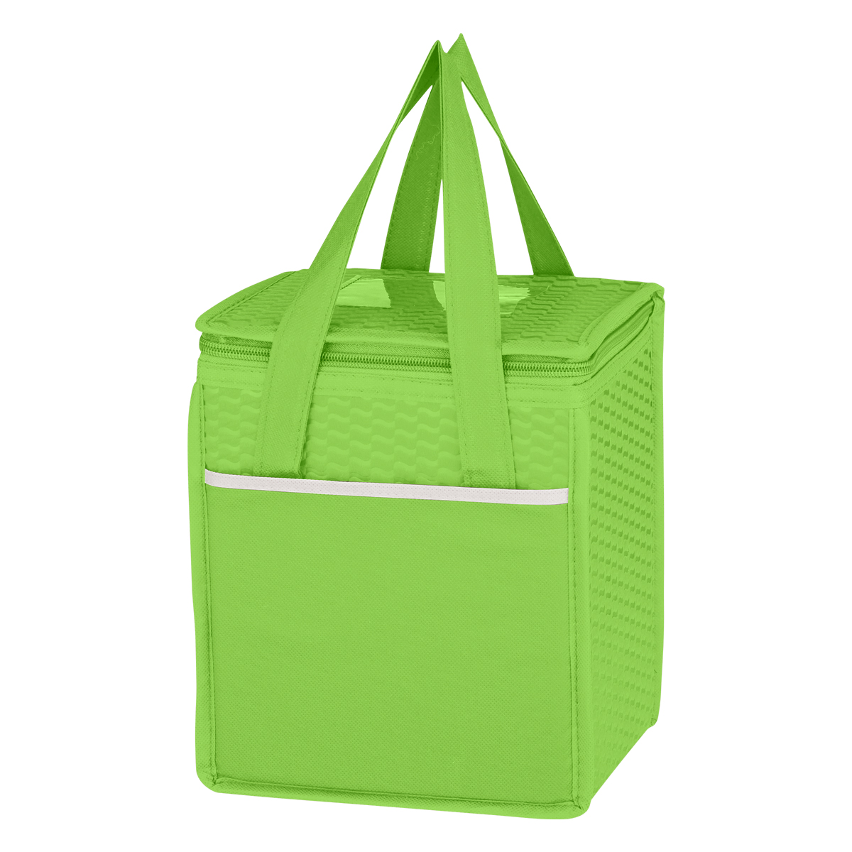 Picture of Non-woven Wave Design Kooler Lunch Bag