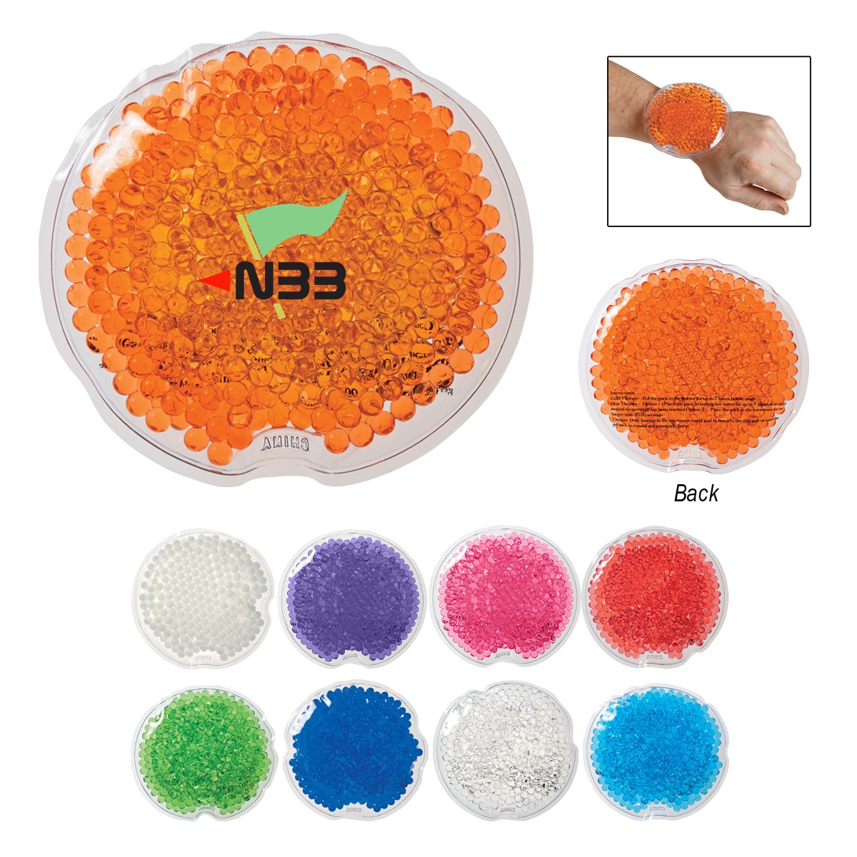 Picture of Small Round Gel Beads Hot/cold Pack