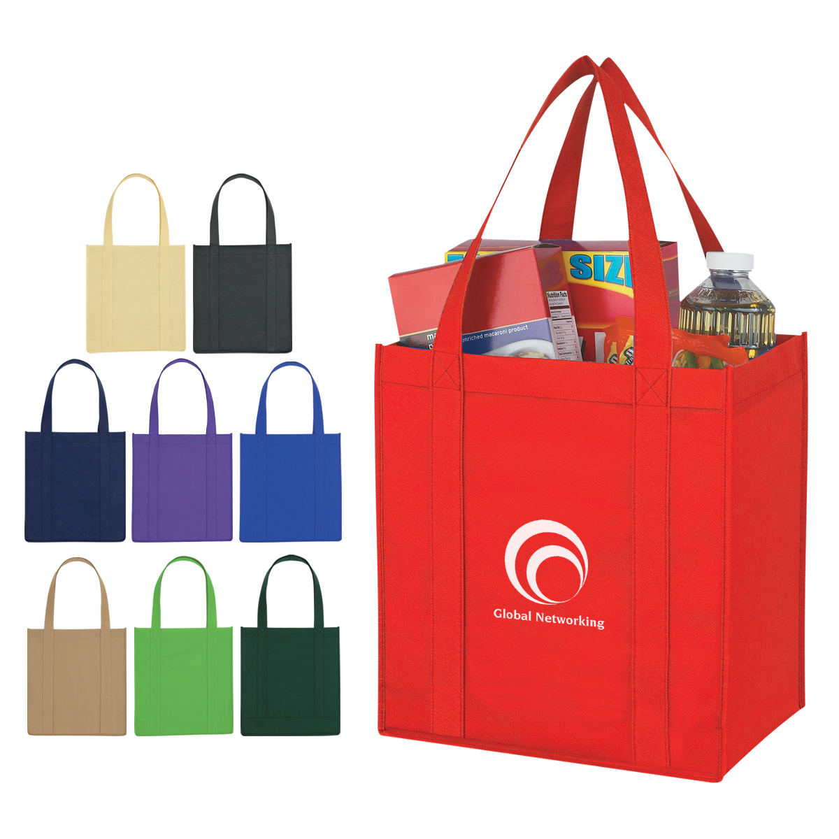 Picture of Non-woven Avenue Shopper Tote Bag