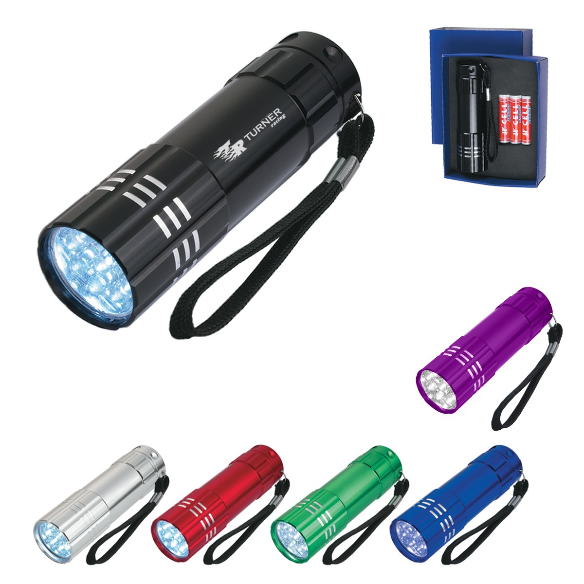 Picture of Aluminum Led Flashlight With Strap