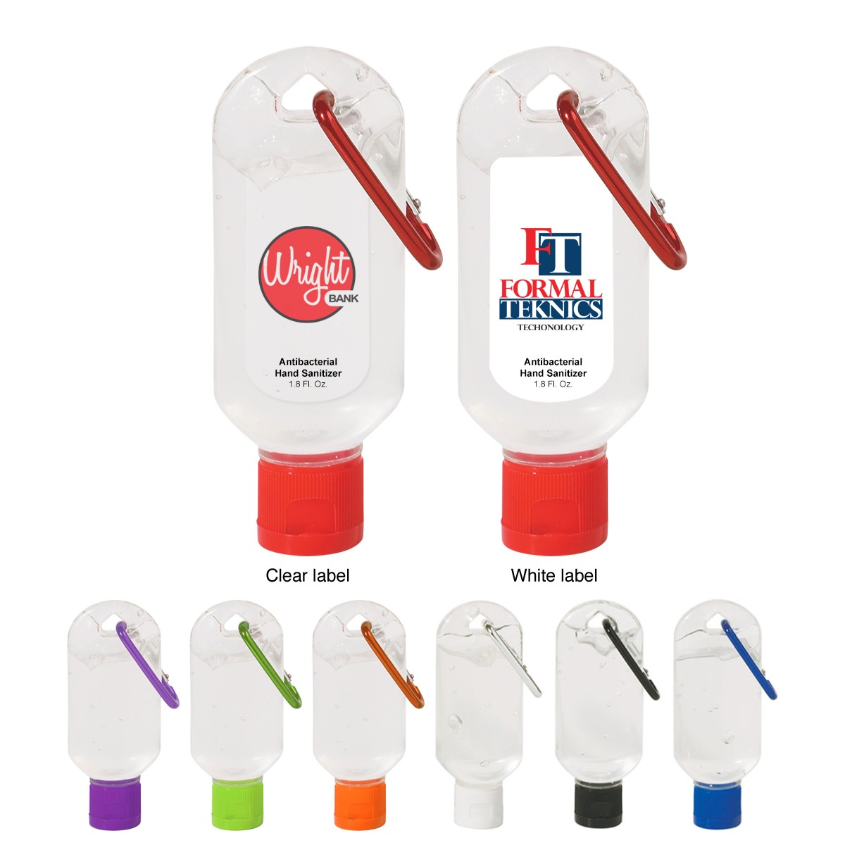 Picture of 1.8 Oz. Hand Sanitizer With Carabiner