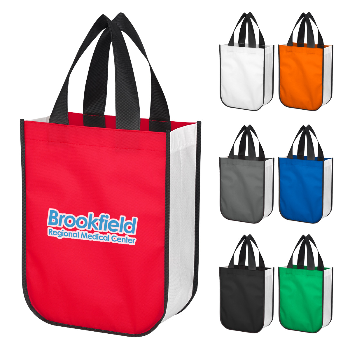 Picture of Non-woven Shopper Tote Bag With 100% Rpet Material