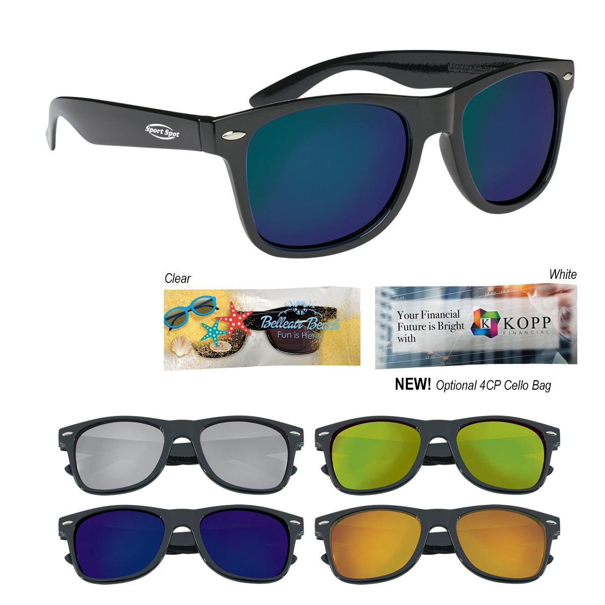 Picture of Mirrored Malibu Sunglasses
