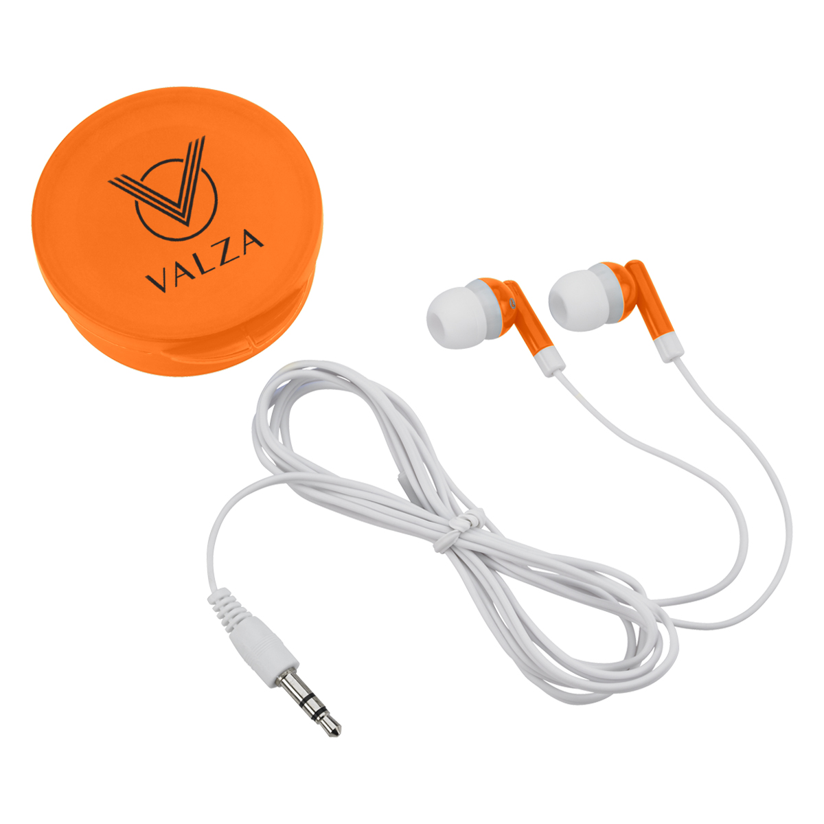 Picture of Earbuds In Round Plastic Case