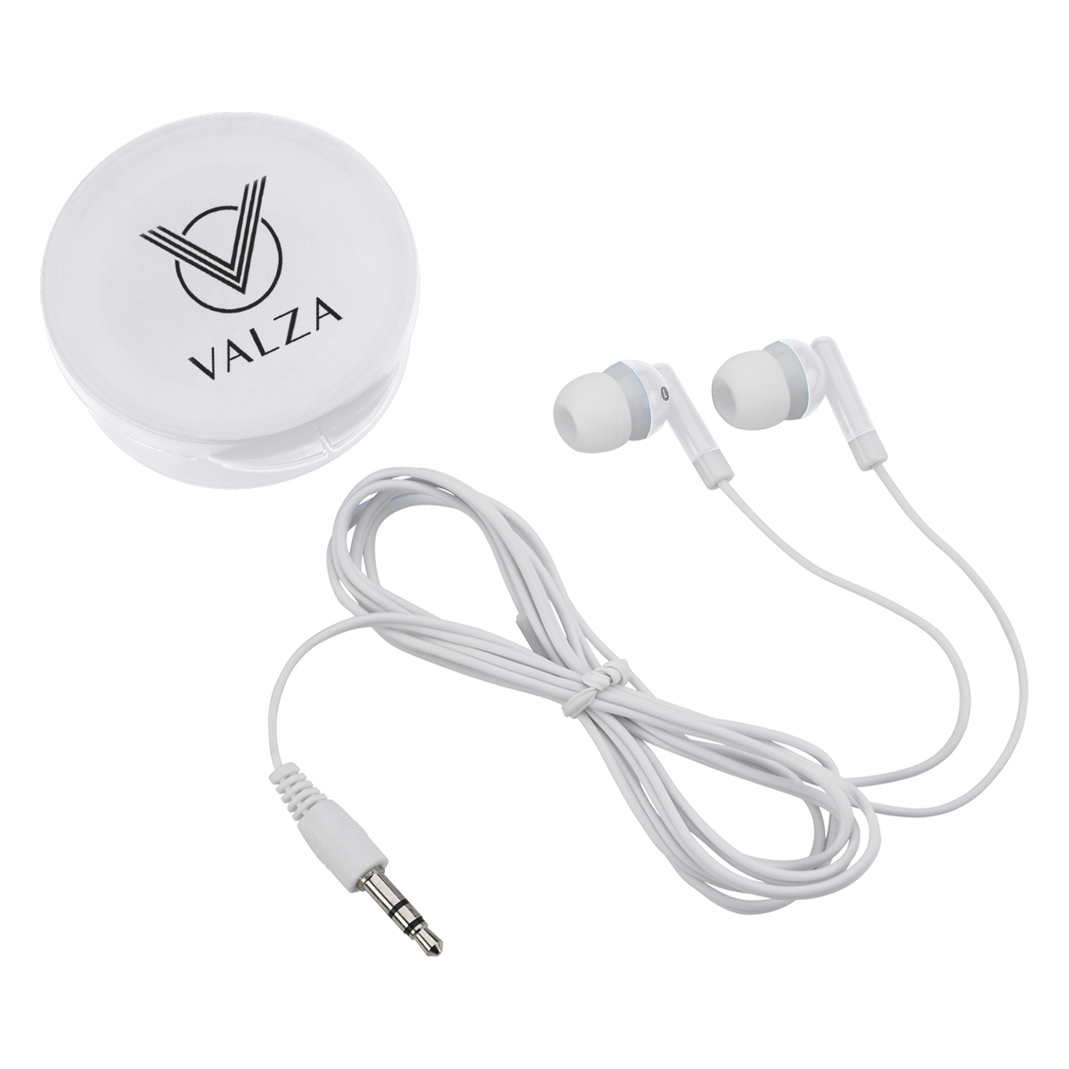 Picture of Earbuds In Round Plastic Case