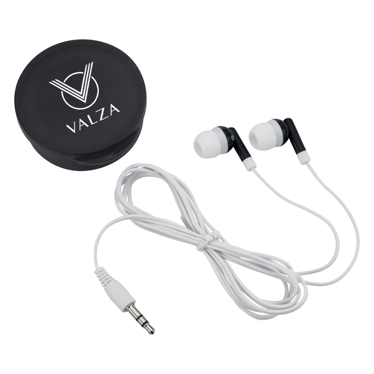 Picture of Earbuds In Round Plastic Case