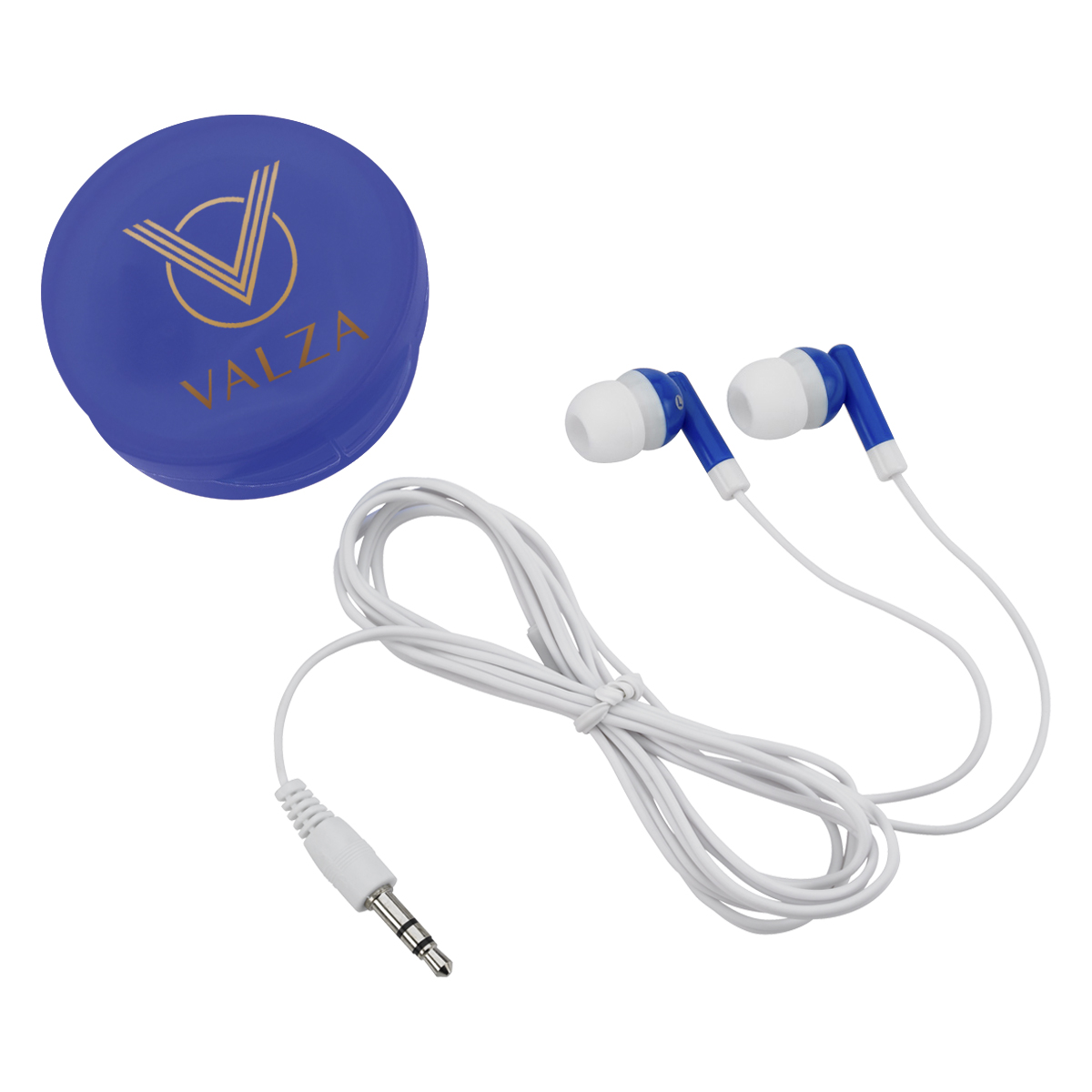Picture of Earbuds In Round Plastic Case