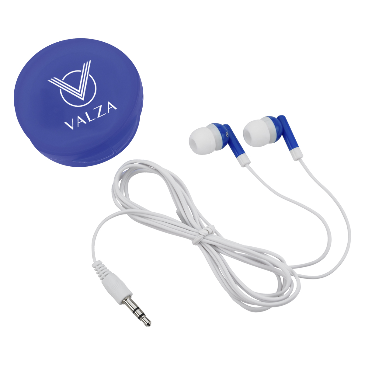 Picture of Earbuds In Round Plastic Case
