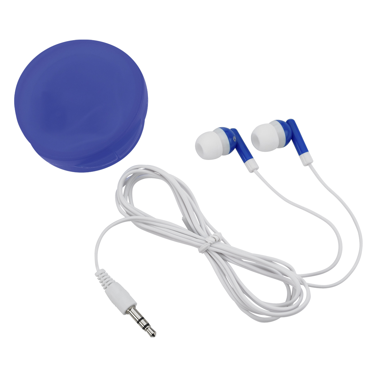 Picture of Earbuds In Round Plastic Case