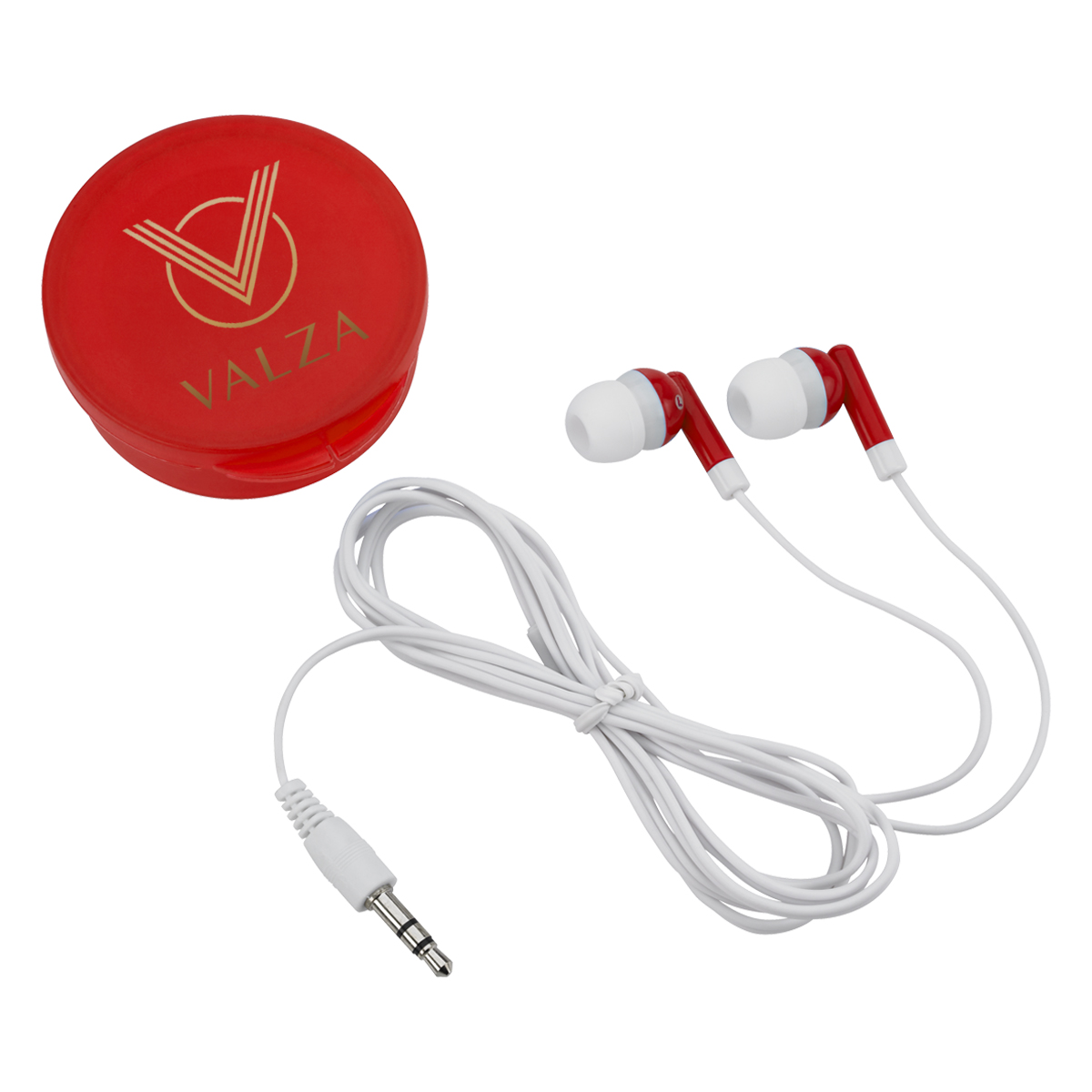 Picture of Earbuds In Round Plastic Case