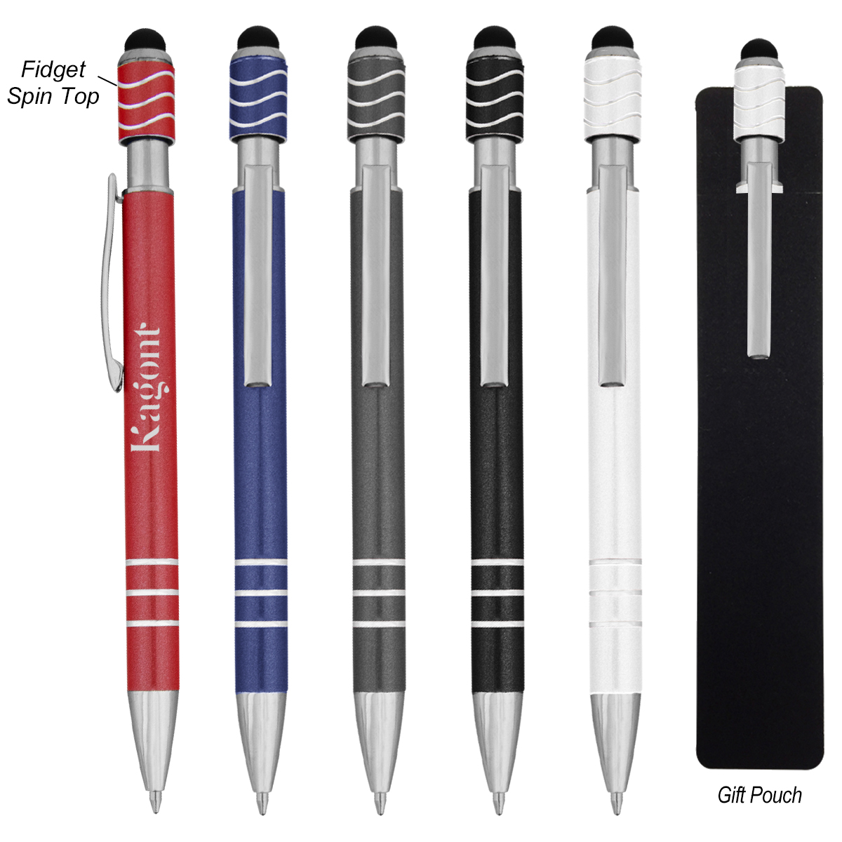 Picture of Spin Top Pen With Stylus