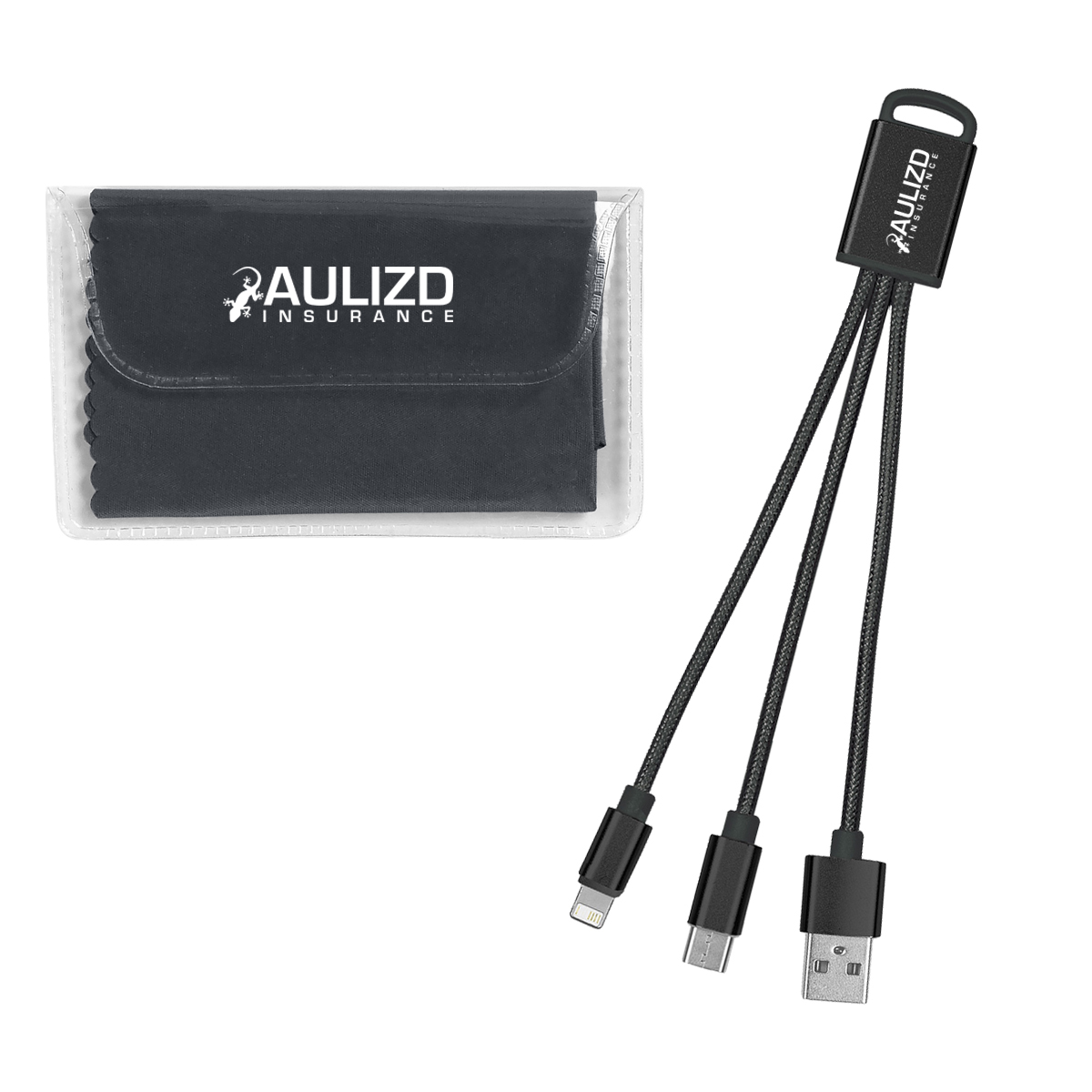 Picture of Braided Charging Buddy & Micro Fiber Cloth Set