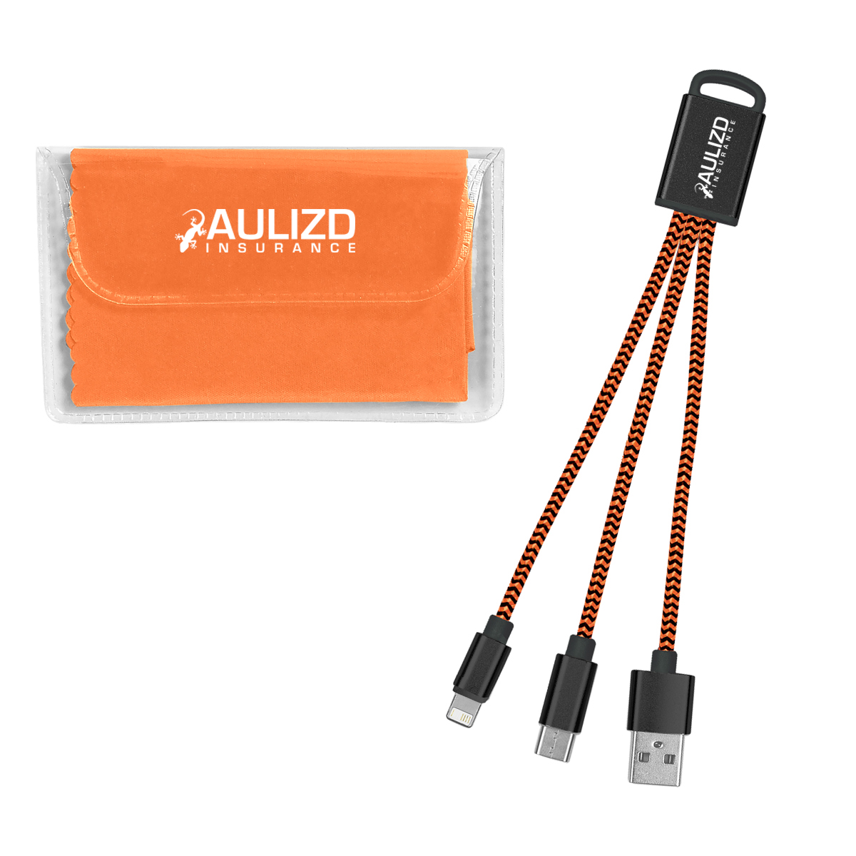 Picture of Braided Charging Buddy & Micro Fiber Cloth Set