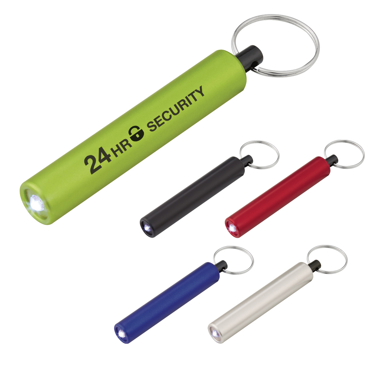 Picture of Mini Cylinder Led Flashlight Key Tag