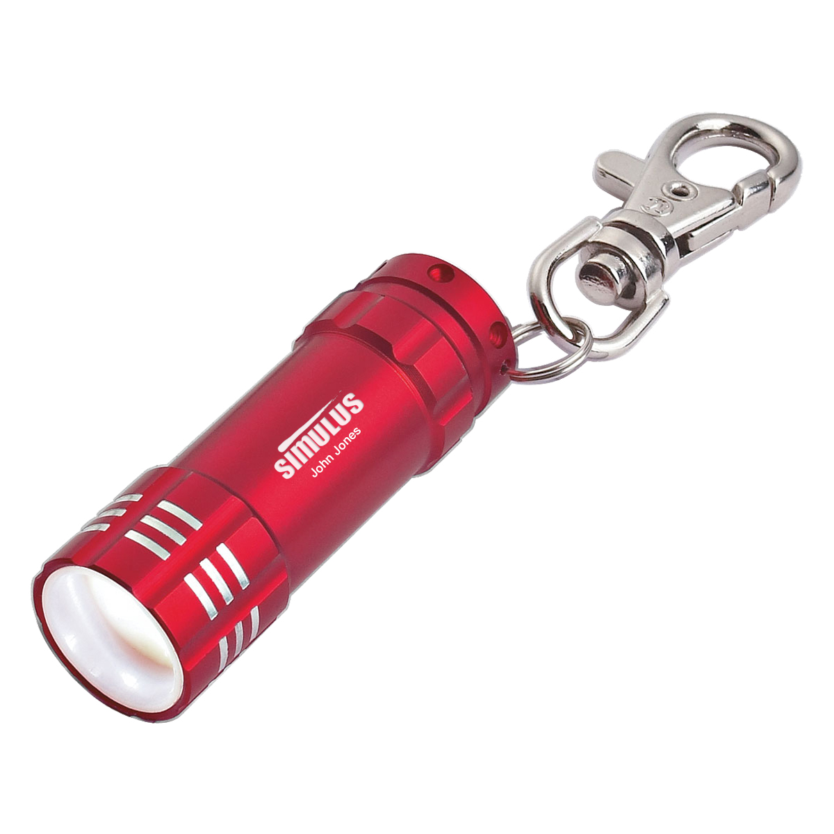 Picture of Mini Aluminum Led Flashlight With Key Clip