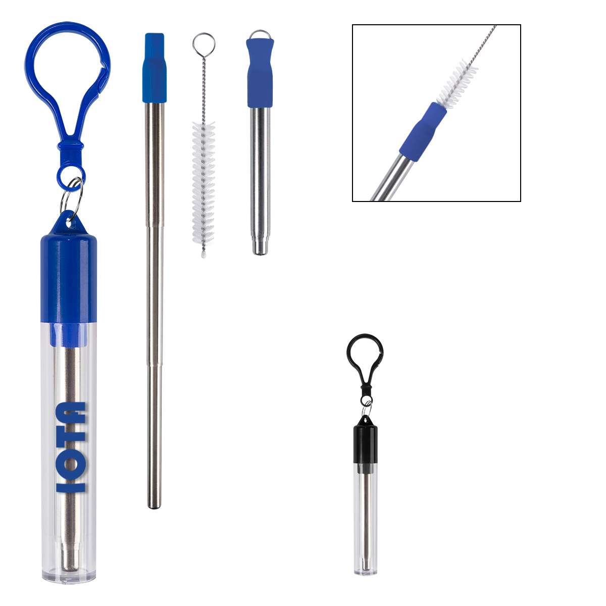 Picture of Collapsible Stainless Steel Straw Kit