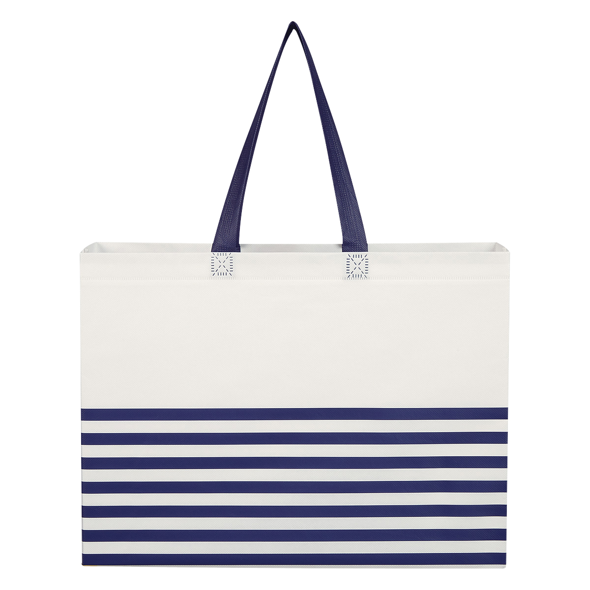 Picture of Non-woven Horizontal Stripe Tote Bag