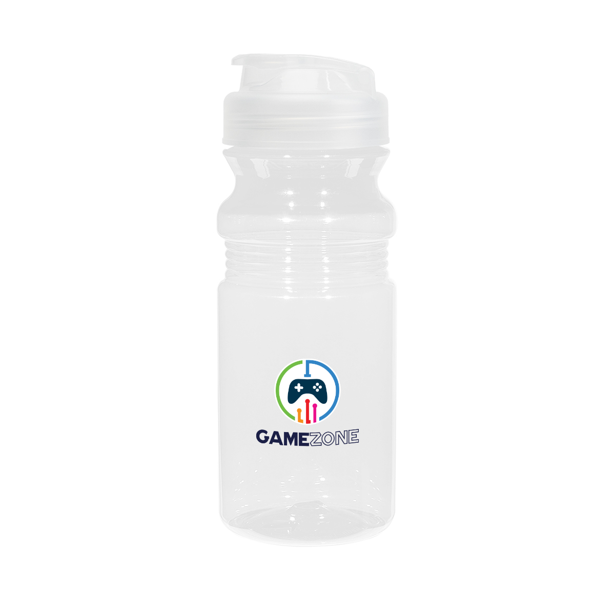 Picture of 20 Oz. Poly-clear™ Fitness Bottle With Super Sipper Lid