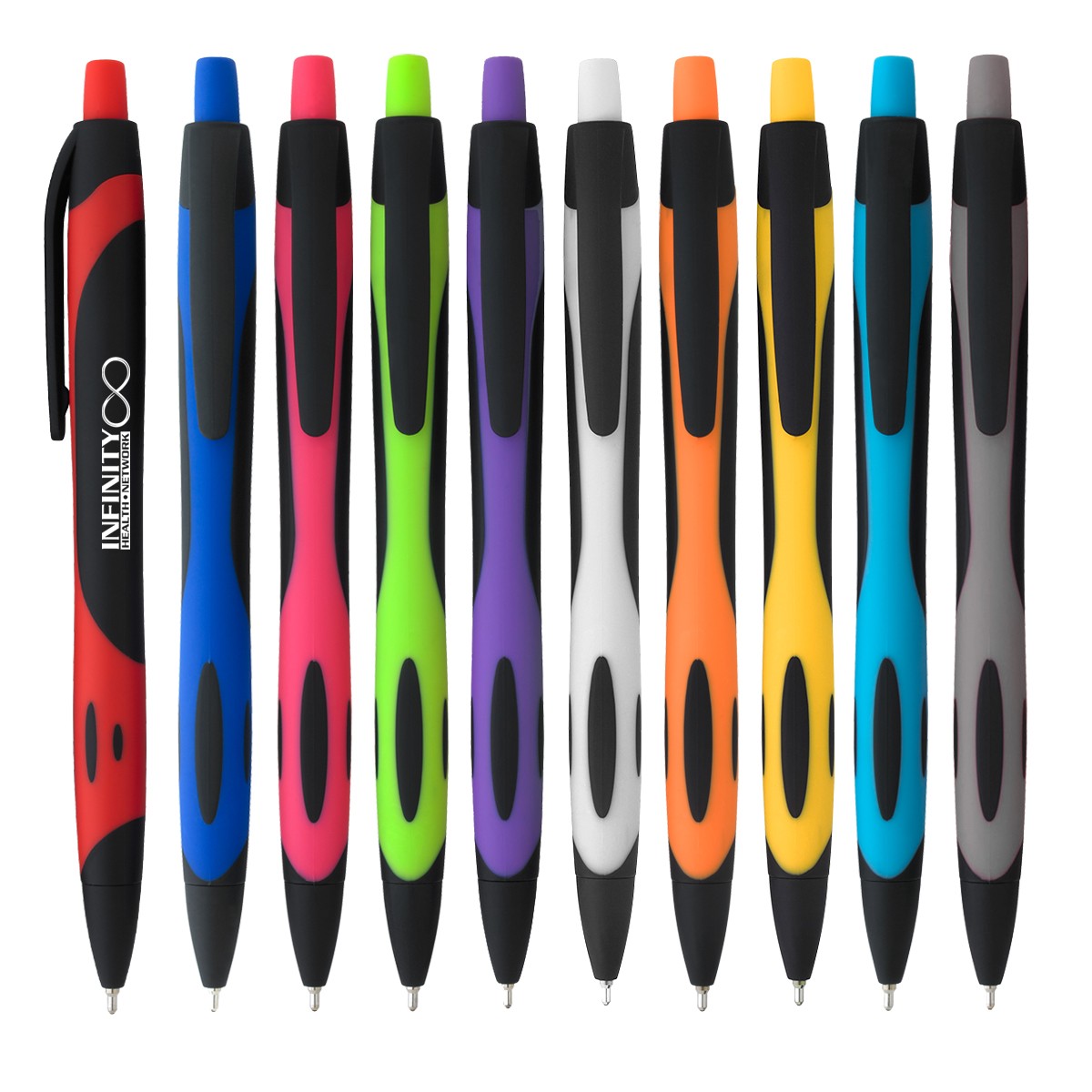 Picture of Two-tone Sleek Write Rubberized Pen