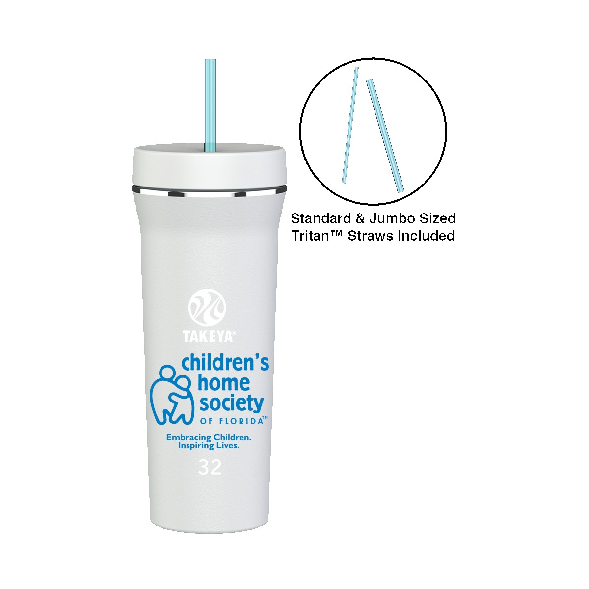 Picture of Takeya® 32 oz. Straw Tumbler