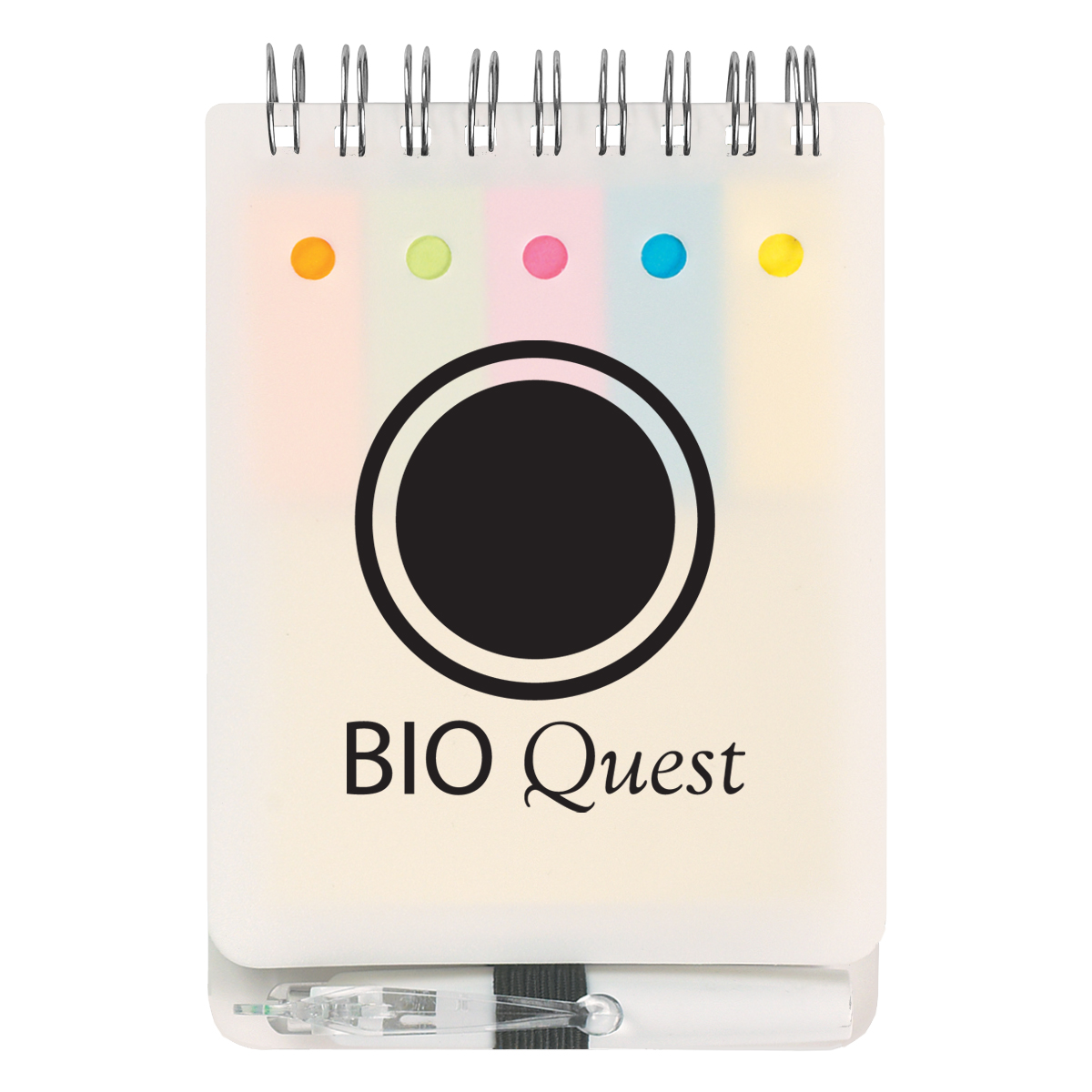 Picture of Spiral Jotter With Sticky Notes, Flags & Pen