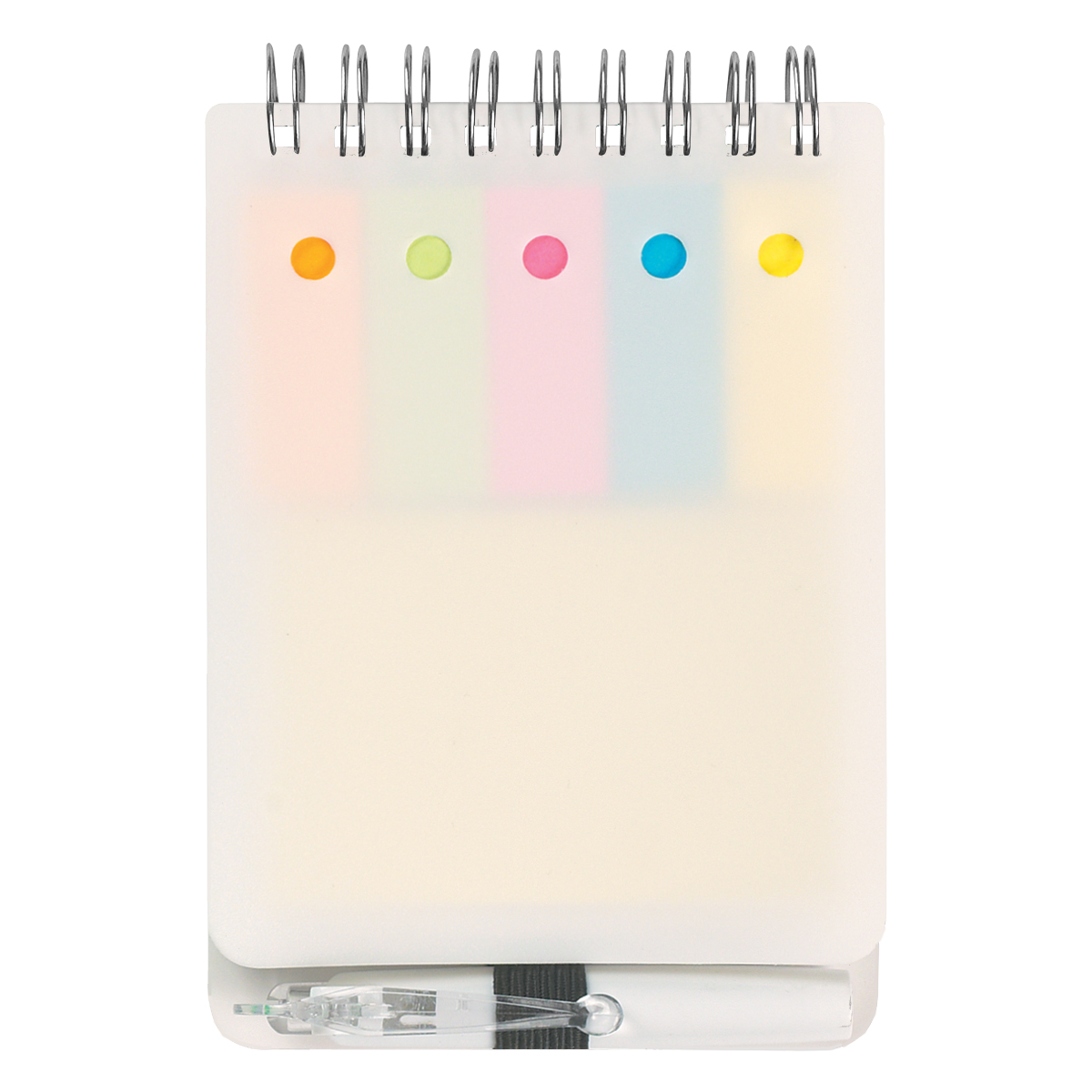 Picture of Spiral Jotter With Sticky Notes, Flags & Pen