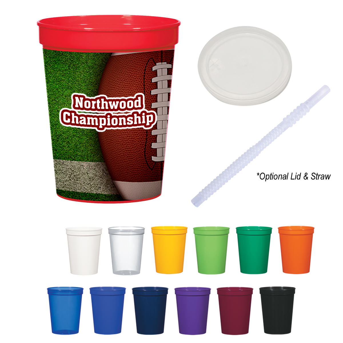 Picture of 16 Oz. Full Color Big Game Stadium Cup