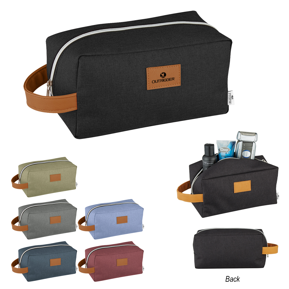 Picture of Heathered Recycled Toiletry Bag